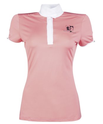 Koszulka turniejowa -Black & White- HKM, koral, 92363004