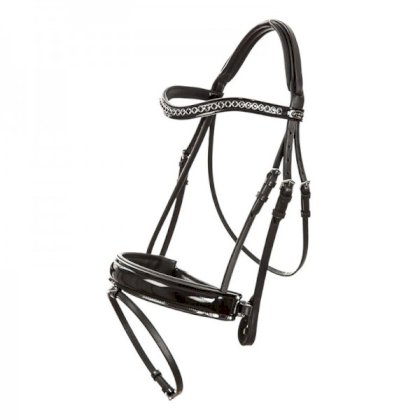 Ogłowie Kavalkade De Noir, czarne