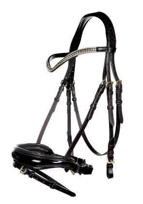 Ogłowie -Vanja- HKM, brązowy, 11802400