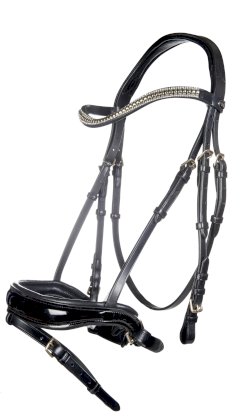 Ogłowie -Vanja- HKM, czarny, 11809100