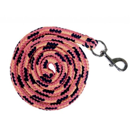 Kantar i Uwiąz 180 cm z klasycz.karab. -Prag- HKM, pomarańczowy