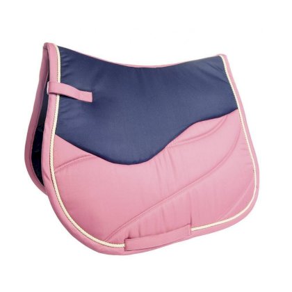 HKM Czaprak -Alicante- 10333. Kategoria: koń, czapraki, potniki, podkładki, HKM jesień zima 2017. Kolor granat/jasny róż