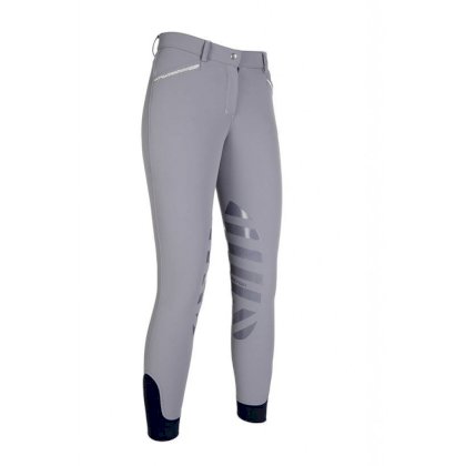 Bryczesy softshell -Norway- z lejem silikonowym ko HKM 10477. Kategoria: jeździec, bryczesy damskie i dziecięce, HKM jesień zima 2017. Kolor szary