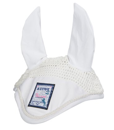 Nauszniki dla konia -Active 19-, biały