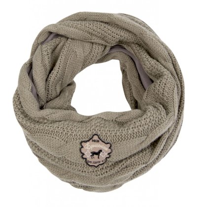 HKM Komin -Soft- z polarem 10712. Kategoria: jeździec, , HKM jesień zima 2018. Kolor szarobeżowy