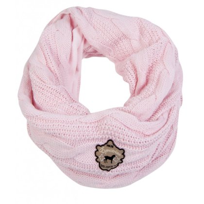 Komin -Soft- z polarem HKM 10712. Kategoria: jeździec, , HKM jesień zima 2018. Kolor różowy