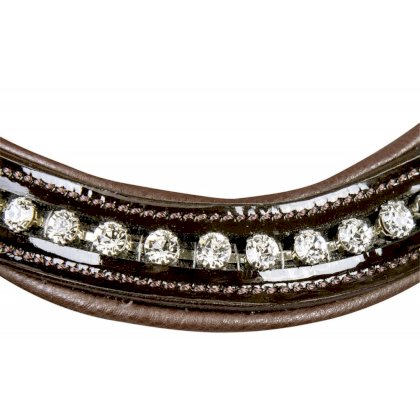 Ogłowie -Mila- z wypełnieniem żelowym HKM 11136. Kategoria: koń, ogłowia i dodatki, HKM jesień zima 2018. Kolor brązowy