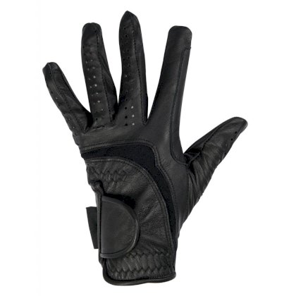 Rękawiczki jeździeckie -Soft Leder- czarny