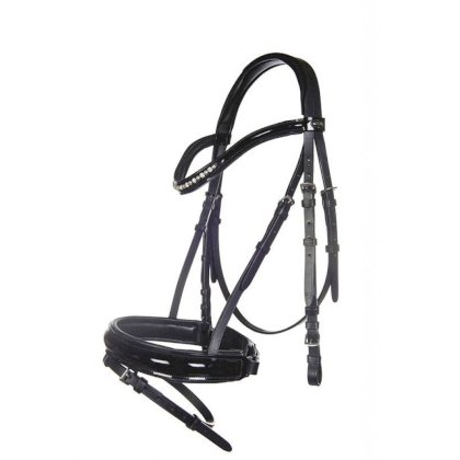 Ogłowie -Tiziana- czarny