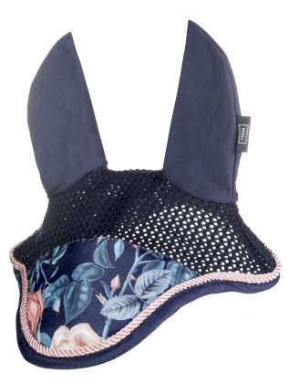 Nauszniki -Flowerpower- HKM, granat/brzoskwinia, 100286947