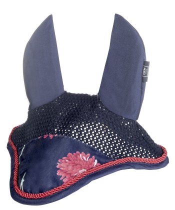 Nauszniki -Flowerpower- HKM, granat/ciemny róż, 100286939