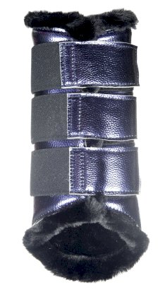 Ochraniacze ujeżdżeniowe-Metallic- HKM, ciemny granatowy, 108386900