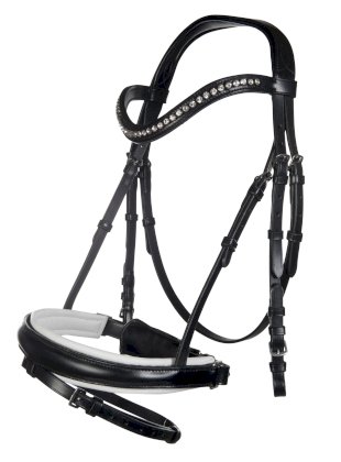 HKM Ogłowie -Lady- 1185. Kategoria: koń, ogłowia i dodatki, HKM wiosna lato 2018. Kolor czarny
