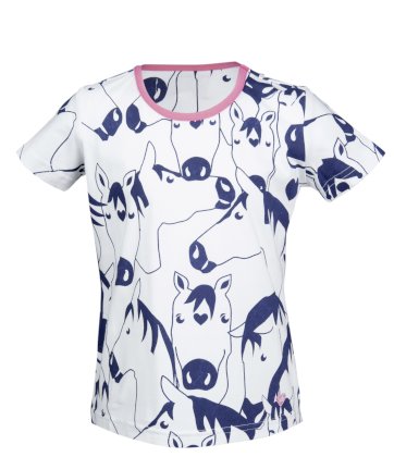 Shirt -Santa Fe- Little sister, biały écru/granat, 97501369