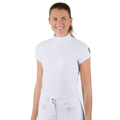 Koszulka konkursowa Horze Mirielle, biała