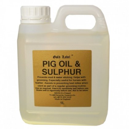 Pig oil and sulphur Gold Label