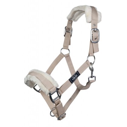 Kantar -Bischofshofen- podszyty futerkiem, beż