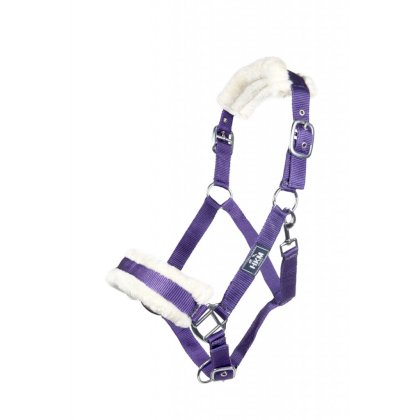 Kantar -Bischofshofen- podszyty futerkiem, fioletowy