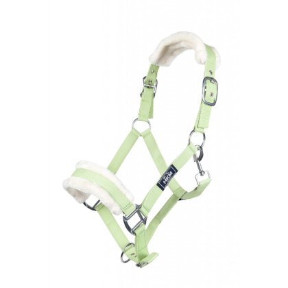 Kantar -Bischofshofen- podszyty futerkiem, limetka