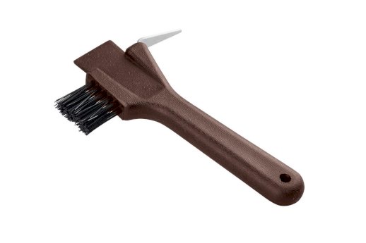 Kopystka ze szczoteczką i skrobaczką START, brązowy Kopystka ze szczoteczką i skrobaczką START, brązowy