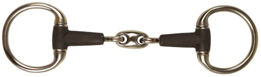 Wędzidło York gumowe oliwkowe podw łam