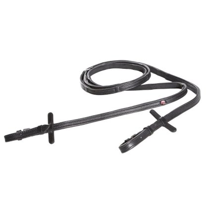 Wodze skórzane Start Hidden Stops black