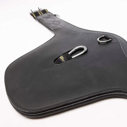 Popręg skokowy z fartuchem