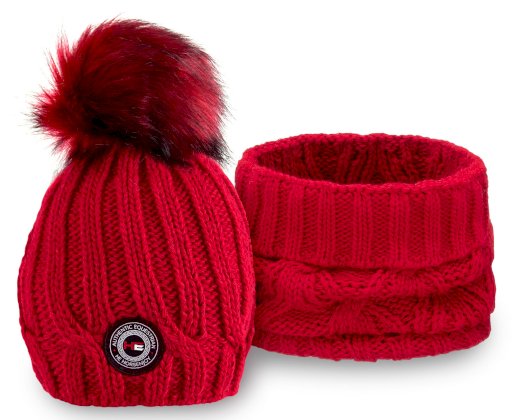 Czapka z kominem Horsenjoy Lara