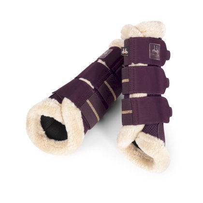 Ochraniacze Eskadron MESH FAUXFUR, deepberry