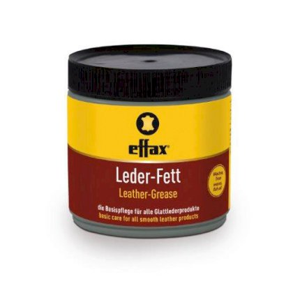 effax Leather-Grease preparat natłuszczający do skór, czarny