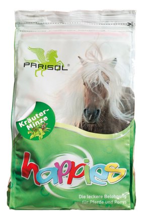 Cukierki dla koni Parisol Happies, miętowo-ziołowe