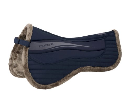 Podkładka z futerkiem Eskadron Fauxfur Softshell, granatowa