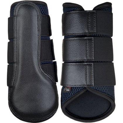 Przewiewne ochraniacze na nogi konia Breath, granatowe