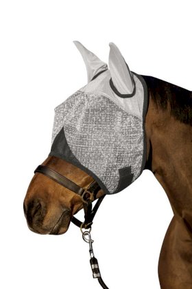 Maska na głowę konia przeciwko owadom, z ochroną UV
