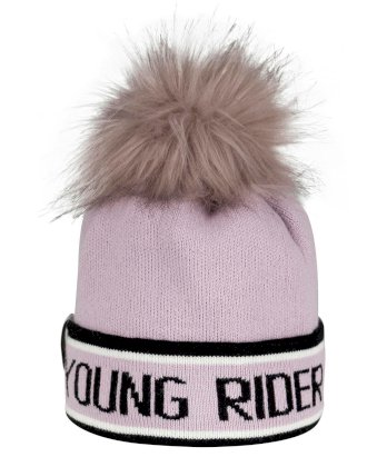 Czapka Fair Play Young Rider, wrzosowo-czarna