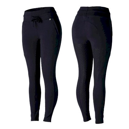 Legginsy jeździeckie Elinor Horze, granatowe