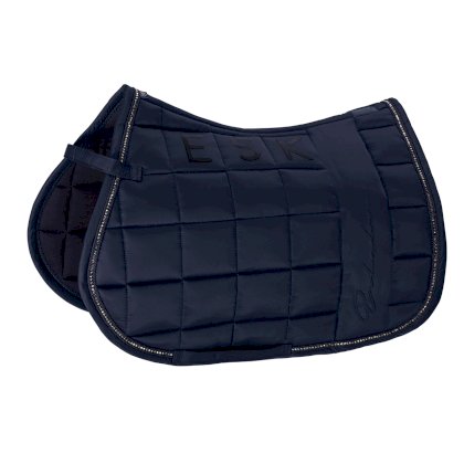 Czaprak Eskadron Bigsquare Glossy Crystal CS21, dark navy