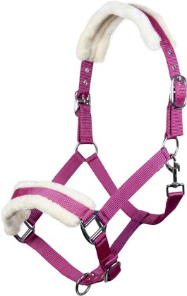 Kantar HKM Teddy Style z futerkiem, żurawina