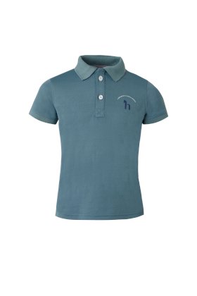 Koszulka na konie Polo Horze Rae, przydymiony niebieski