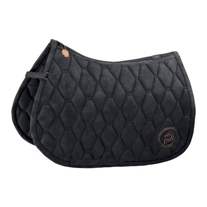Czaprak Eskadron METALLIC FAUX LEATHER Platinum 23/24, black