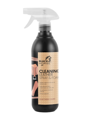 Black Horse Cleaning Leather spray i pianka do czyszczenia wyrobów skórzanych Black Horse Cleaning Leather spray i pianka do czyszczenia wyrobów skórzanych