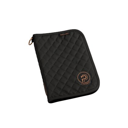 Saszetka na paszport i dokumenty Eskadron MAP FAUX LEATHER Platinum 23/24, czarna
