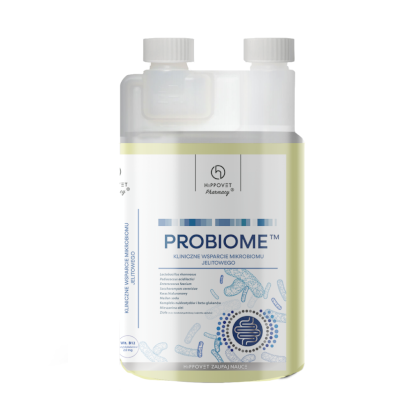 Hippovet Pharmacy Probiome+, probiotyki w płynie dla koni
