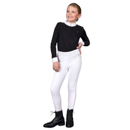 Legginsy ocieplane dziecięce QHP Juliet Junior, białe