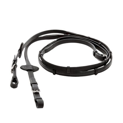 Wodze softgrip ze stoperami 16mm, czarne