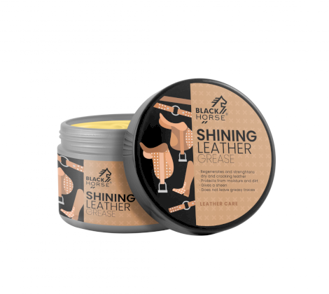 Smar do wyrobów skórzanych Black Horse Leather Grease shining