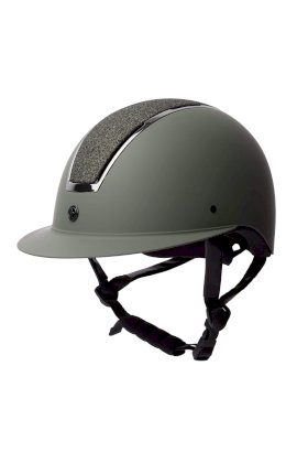 Kask Jeździecki Monarch II Metallic Glitter, beetle green