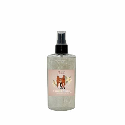 Vanilla Shine Spray do grzywy i ogona z drobinami brokatu