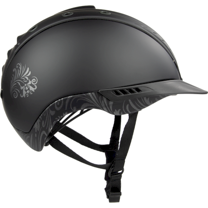 Kask jeździecki CASCO Mistrall-2 Floral Black