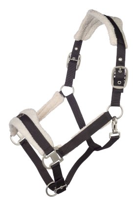 Kantar z futerkiem Arezzo Lauria Garrelli, ciemny brązowy